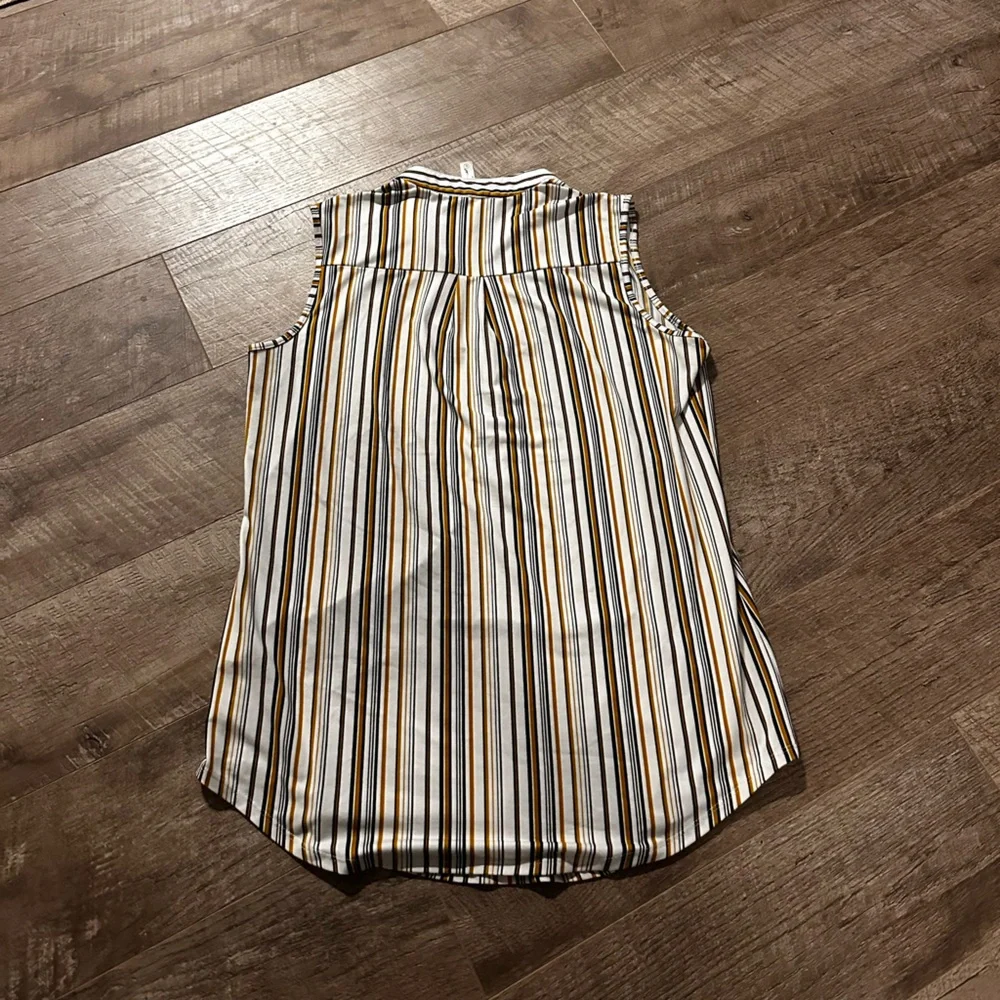 PerSeption Concept Gold and Black Striped Top - Picture 4 of 4